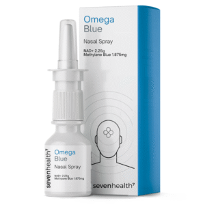 Omega Blue: NAD+ with a broad spectrum Methylene Blue Nasal Spray
